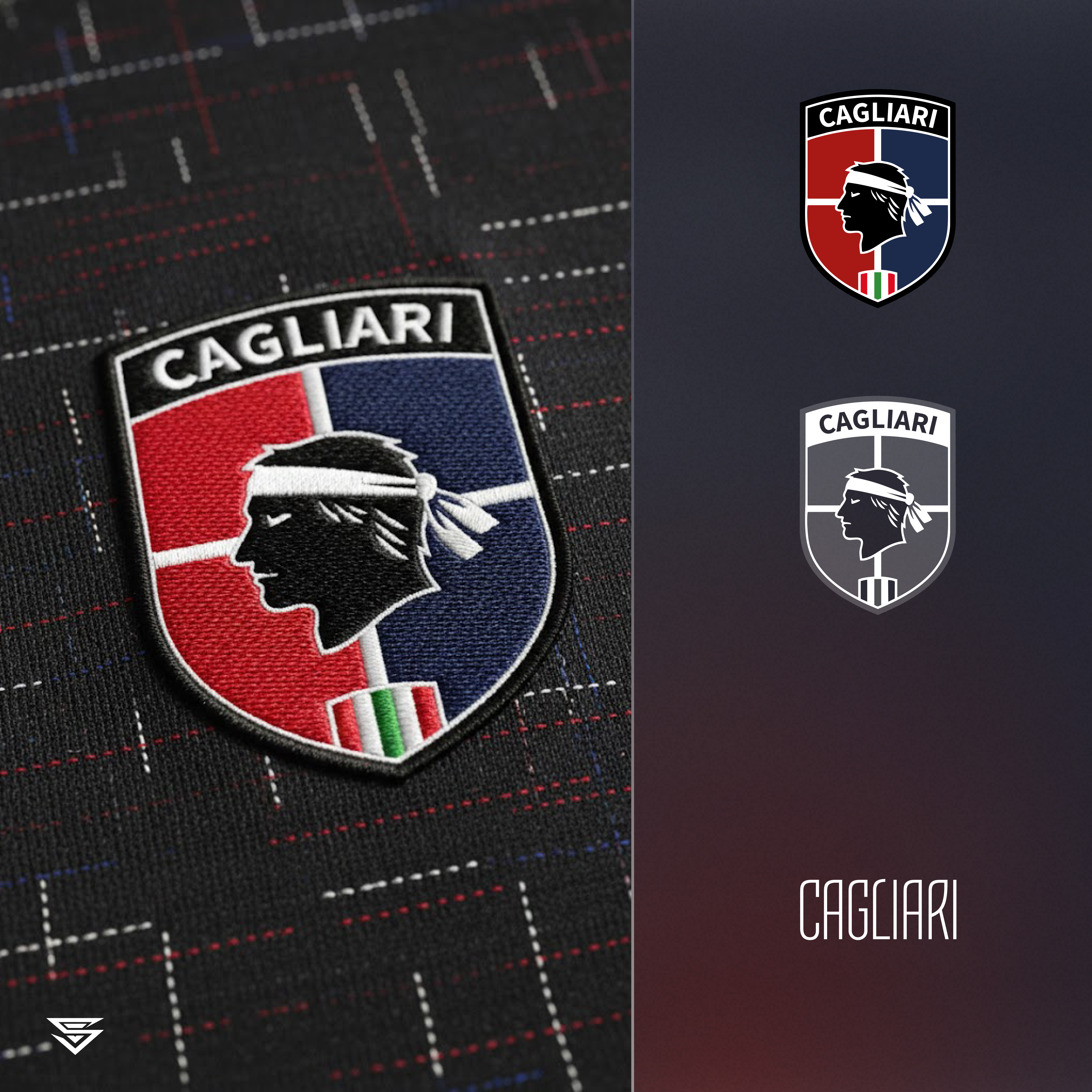 Cagliari Calcio by Sizewurp