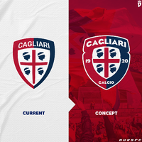 Cagliari Calcio Logo Redesign