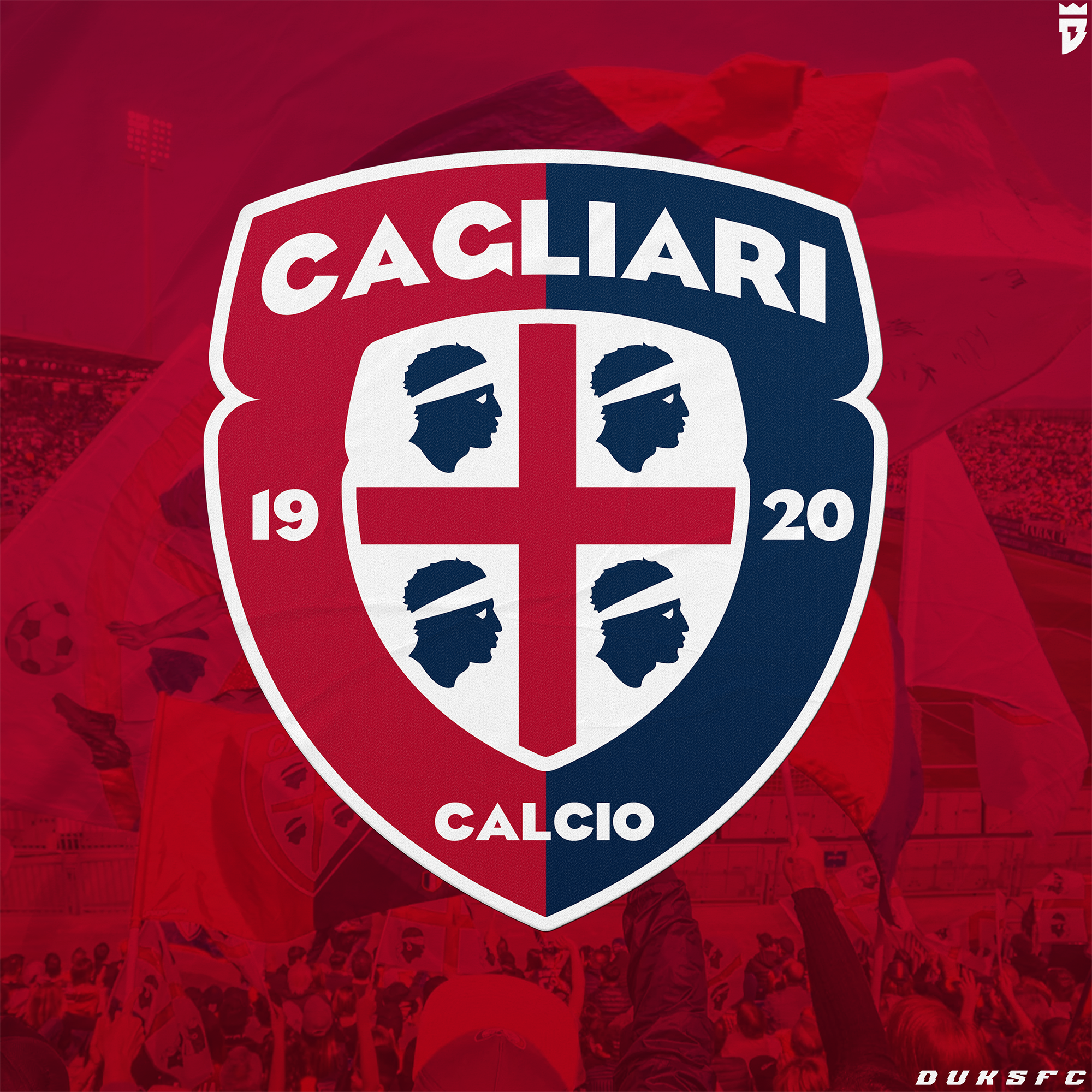 Cagliari Calcio Logo Redesign
