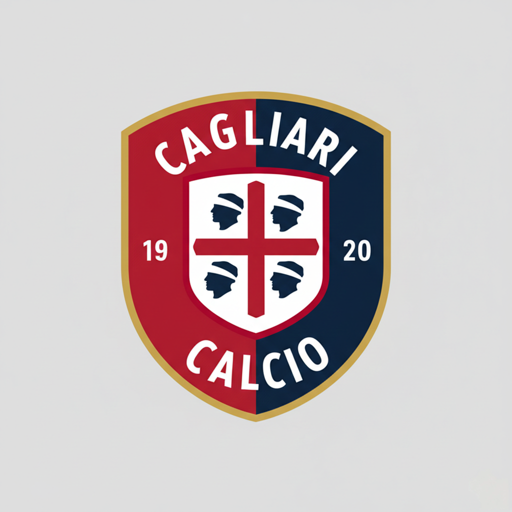 Cagliari calcio logo redesign rebrand