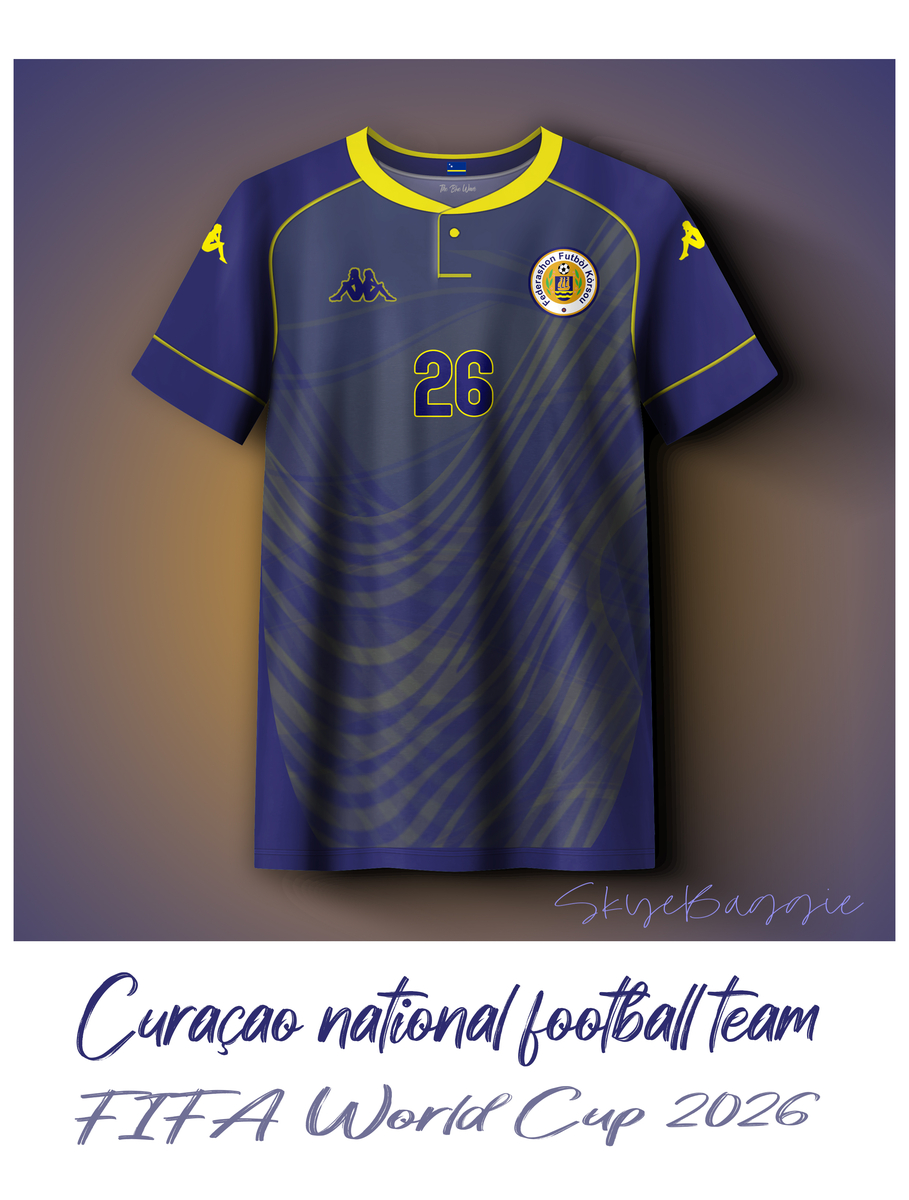 CURAÇAO WORLD CUP 2026 Primary kit concept