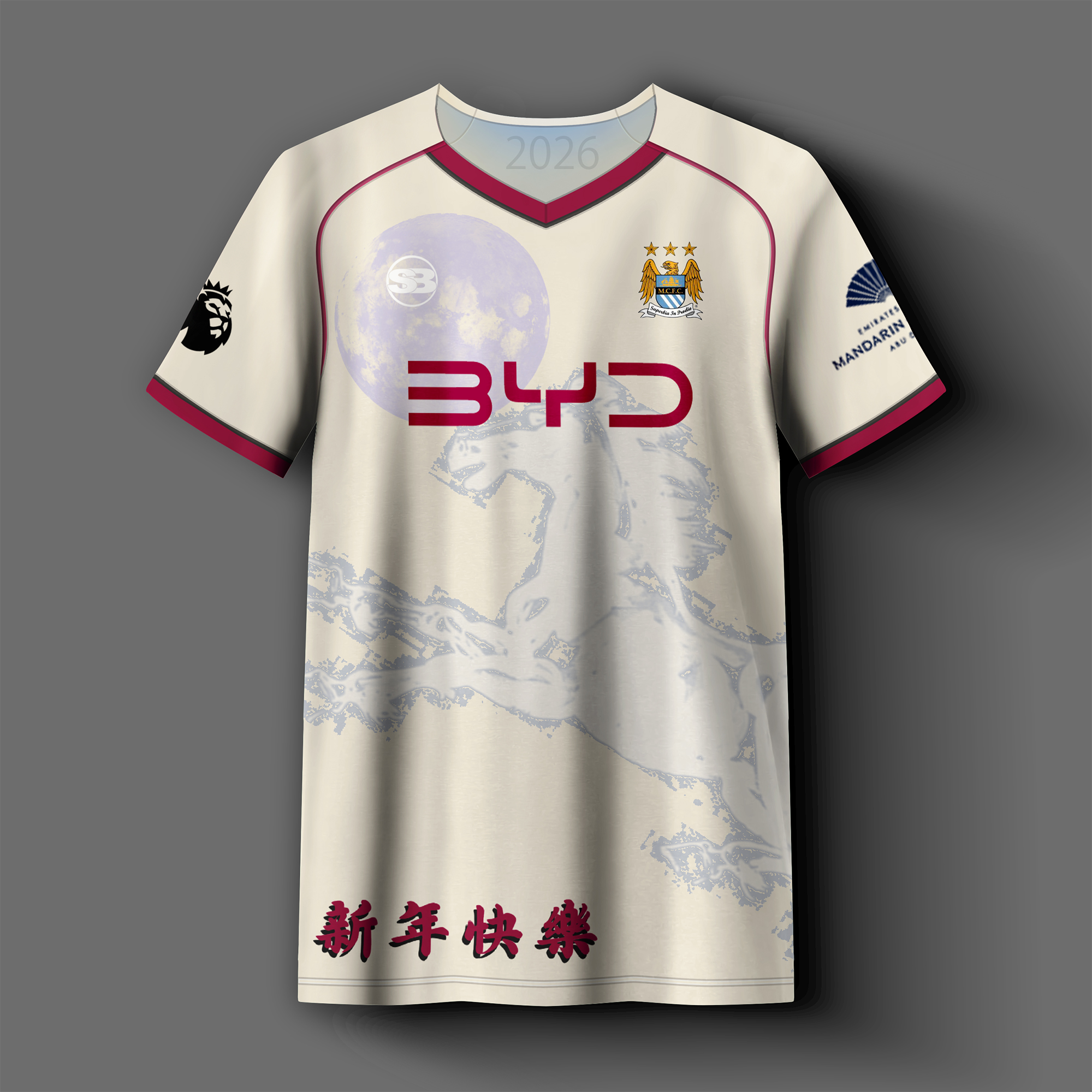 Man City Chinese New Year 2026 Change concept