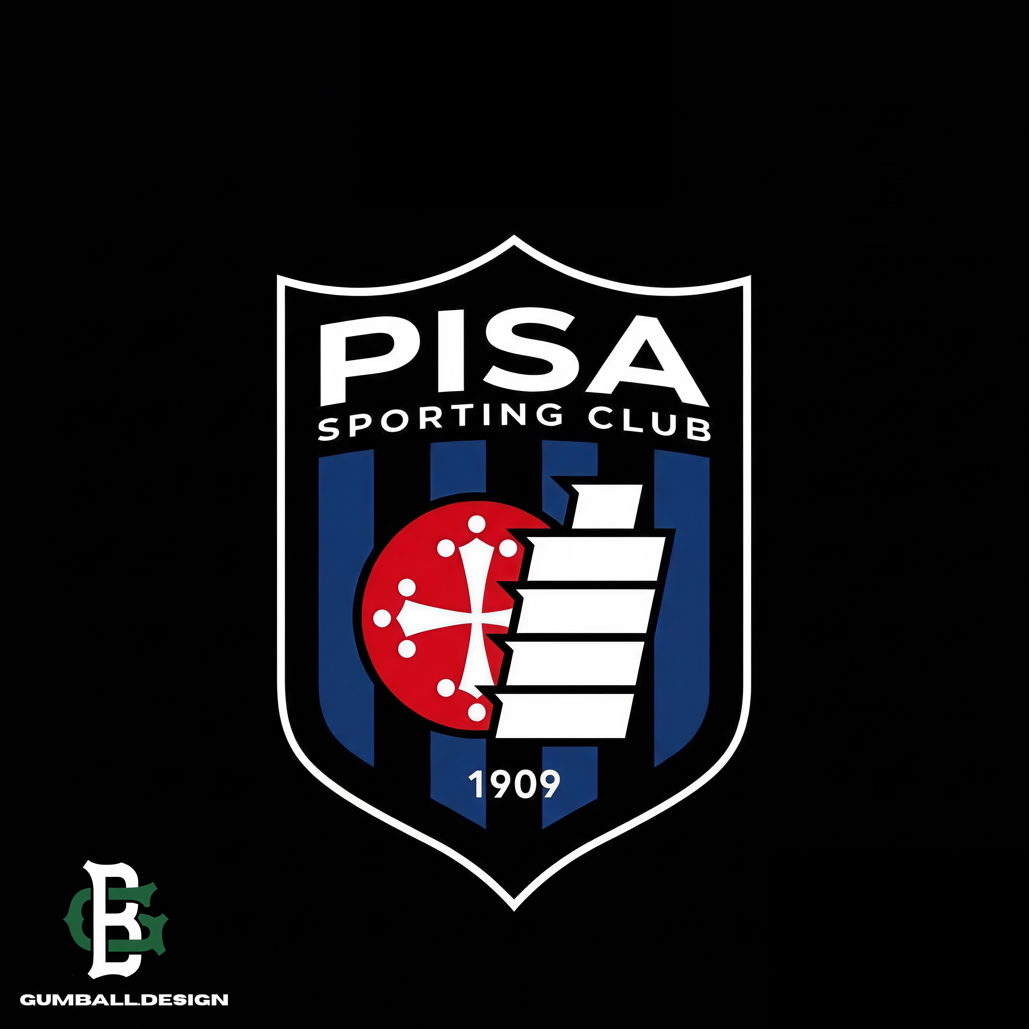 Pisa sporting club logo redesign rebrand
