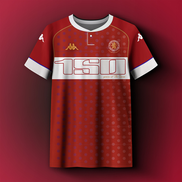 Middlesborough 150th anniversary celebration shirt