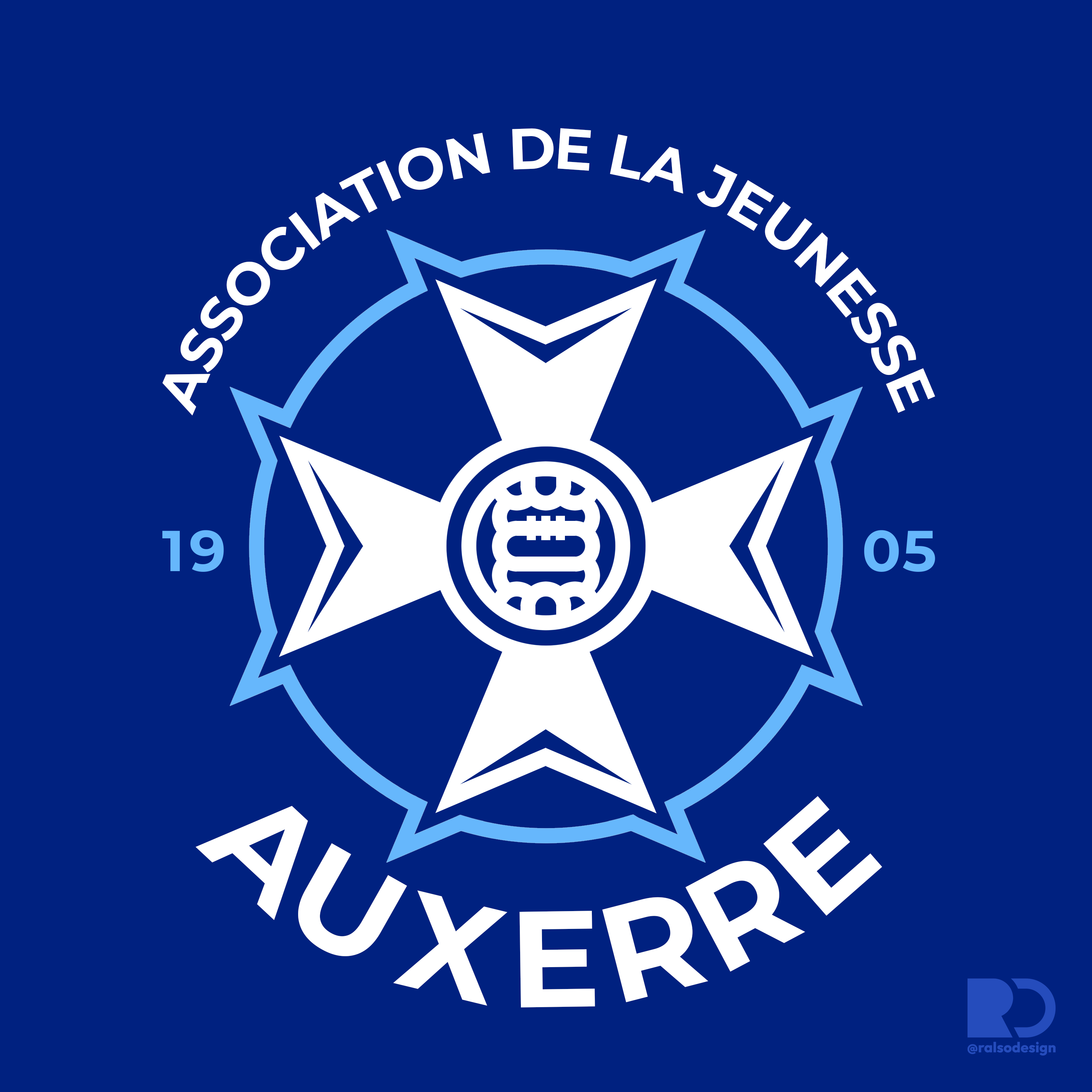 AJ Auxerre // Crest Redesign