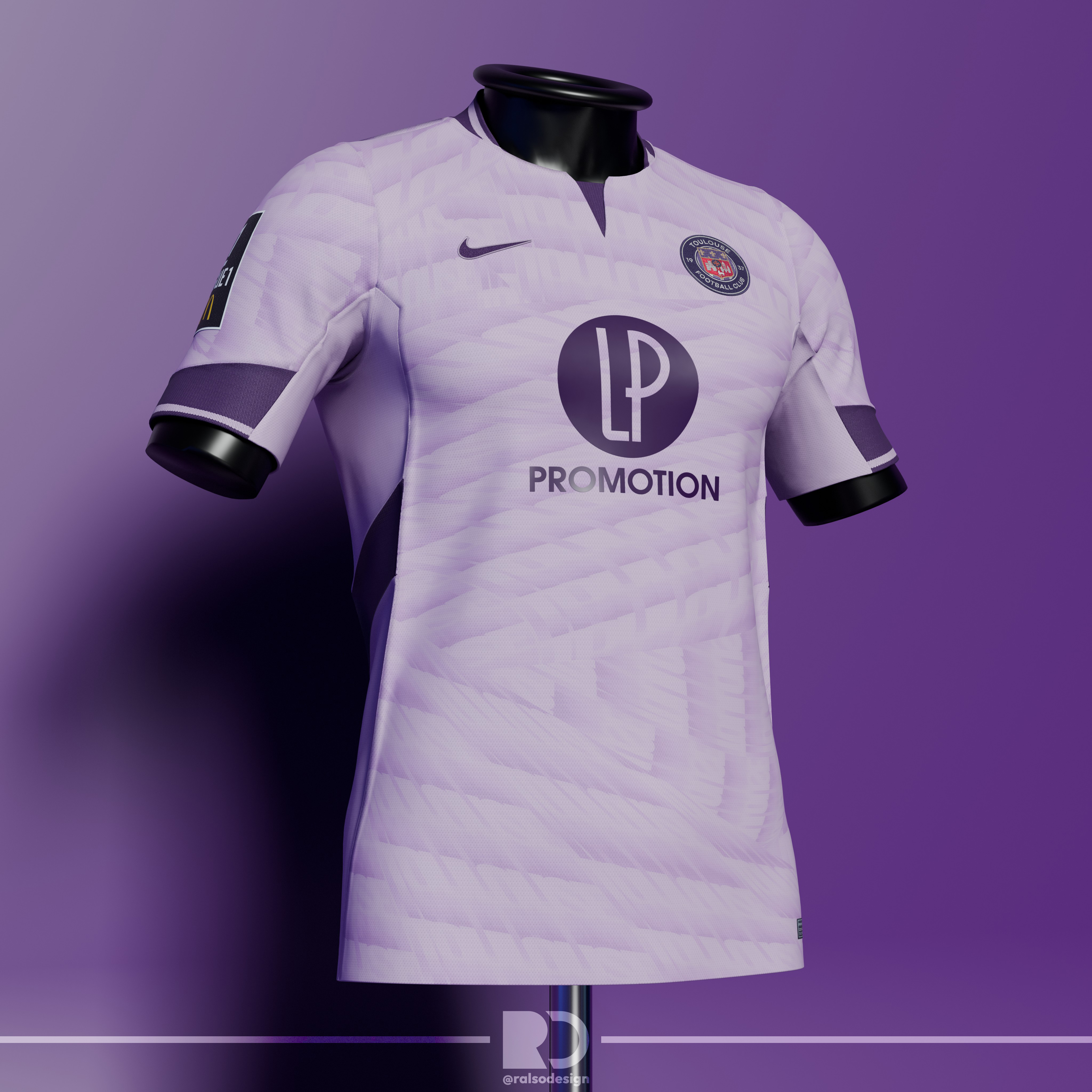 Toulouse FC // Away Shirt Concept