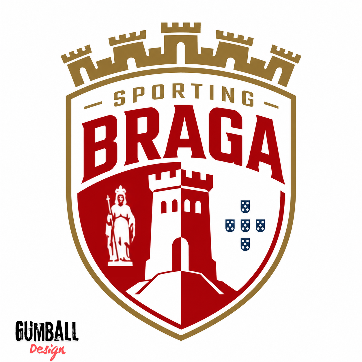 Sporting Braga logo redesign rebrand