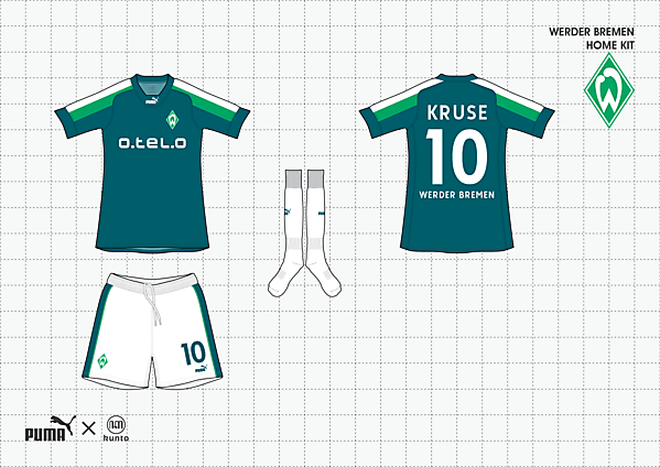 (puma x kunto) werder bremen home kit