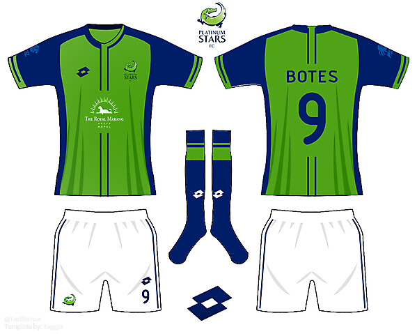 Platinum Stars asymmetric kit 