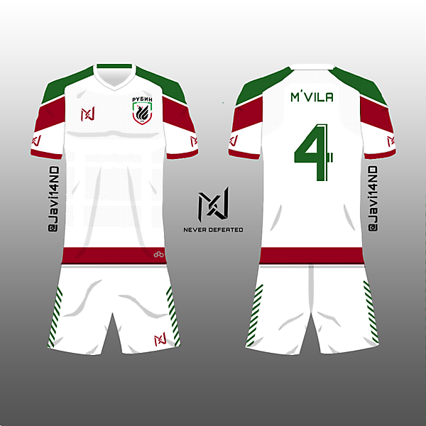Rubin Kazan Away Kit