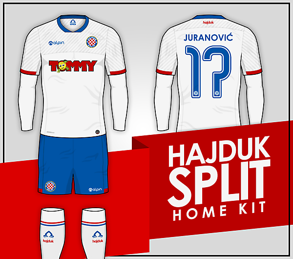 HNK Hajduk Split // Home kit