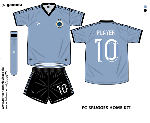 brugges fc home kit