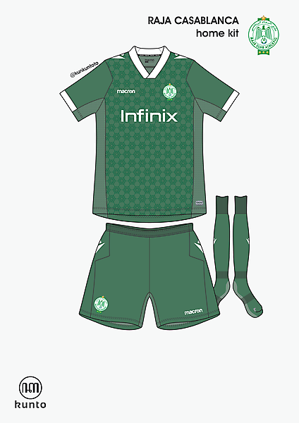 Raja Casablanca home kit by @kunkuntoto