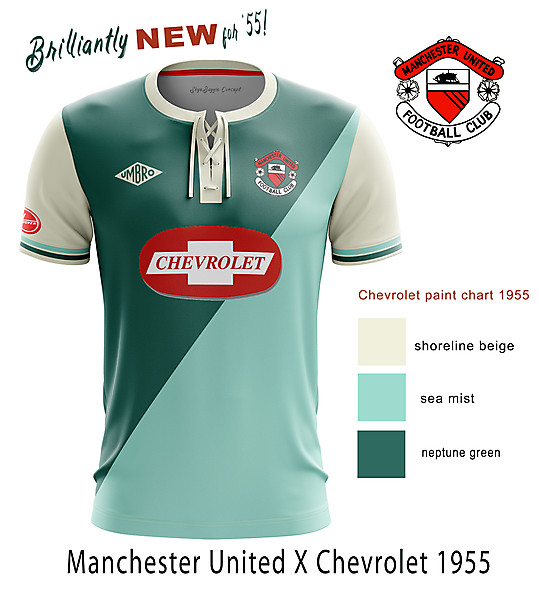 Manchester United x Chevrolet retro change concept