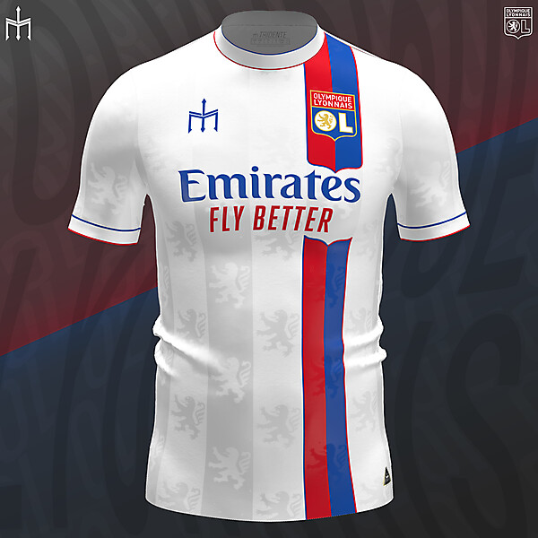 Olympique Lyonnais X TRIDENTE | Home kit | KOTW