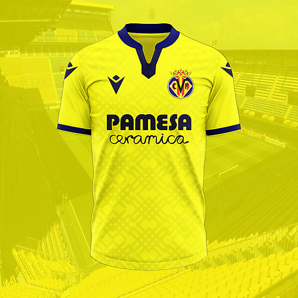 VILLAREAL CLUB DE FUTBOL MACRON DESIGN KIT HOME
