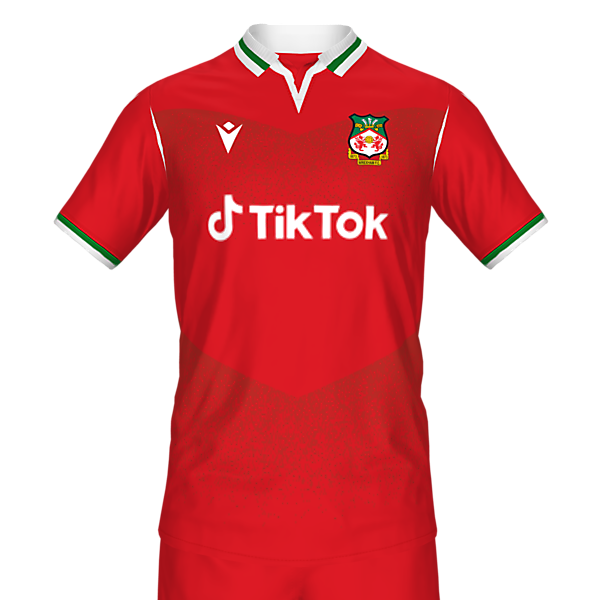 Wrexham home kit by feliplayz