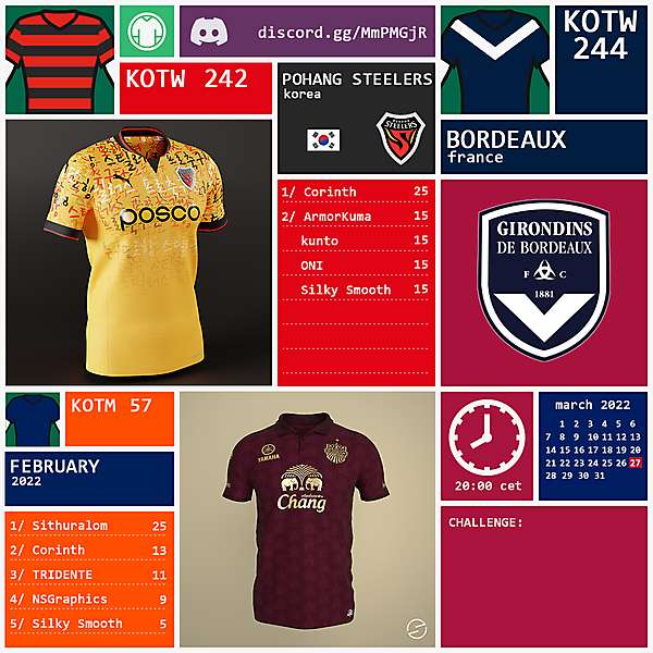 KOTW242 / KOTM57 / KOTW244