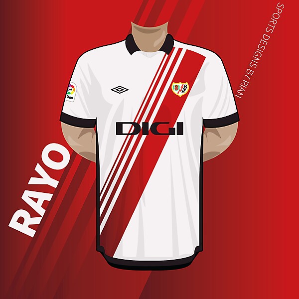 Rayo Vallecano | Home Shirt Concept