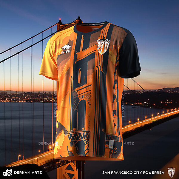 San Francisco City FC x Errea - Third Kit Concept "SUNRISE"