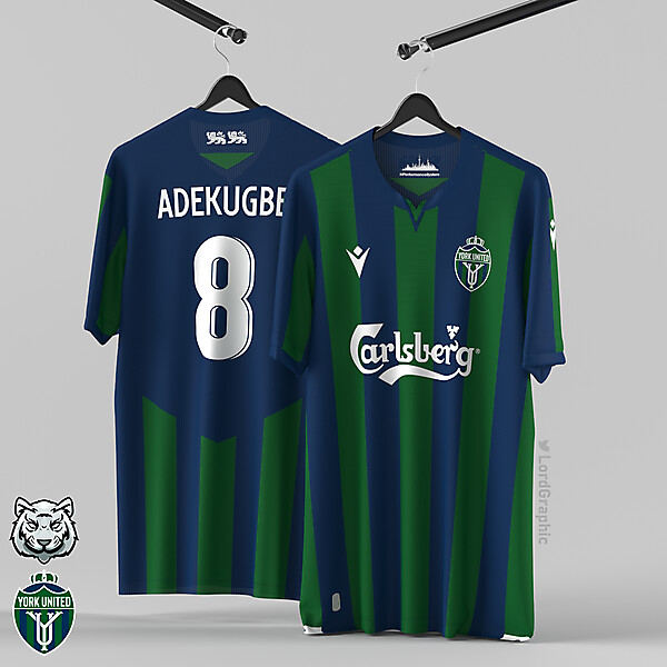 YorkUnitedFC x Macron | Home concept jersey design