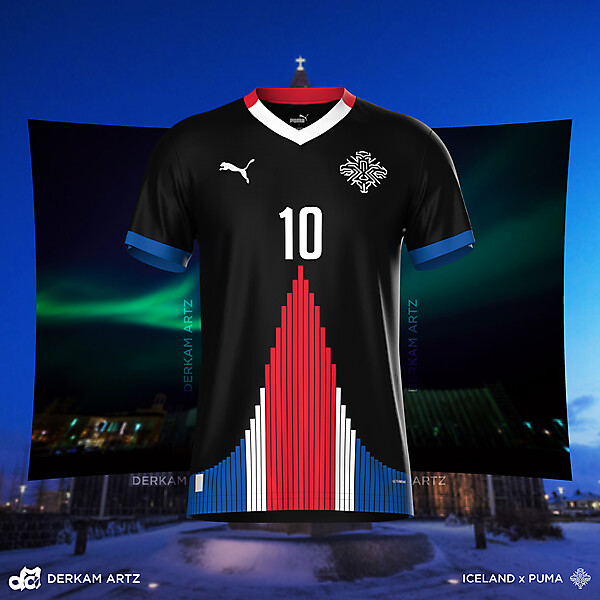 Iceland x Puma - Away Kit Concept "Hallgrímskirkja"