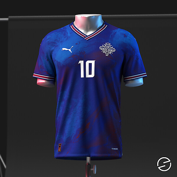 Iceland x Puma concept home shirt