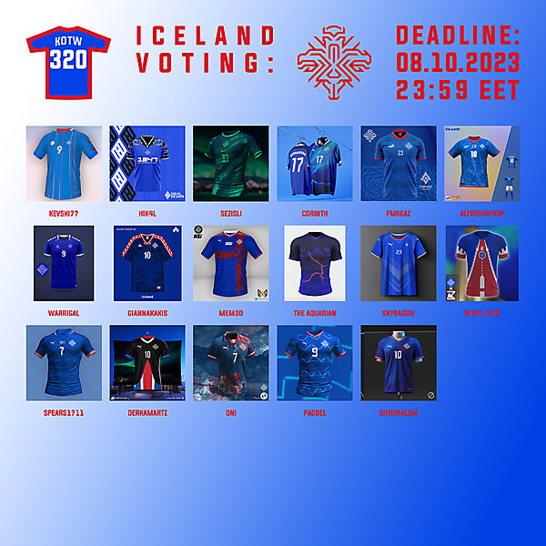 KOTW 320 - VOTING PHASE - ICELAND