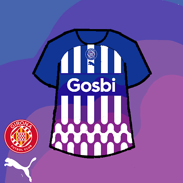 Girona Futbol Club, S.A.D. -Away kit  // KOTW 346