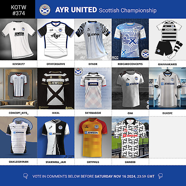 KOTW 374 - VOTING - AYR UNITED
