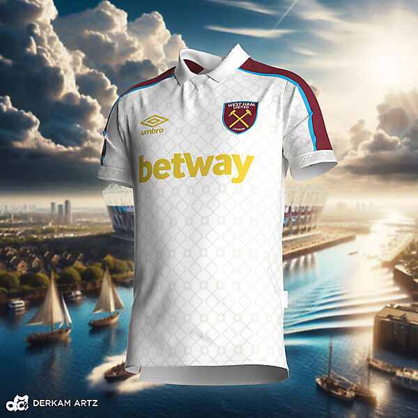 West Ham United x Umbro - Away Kit Concept "hammers"