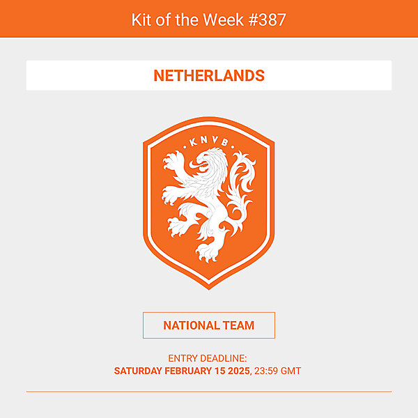 KOTW 387 - NETHERLANDS NT