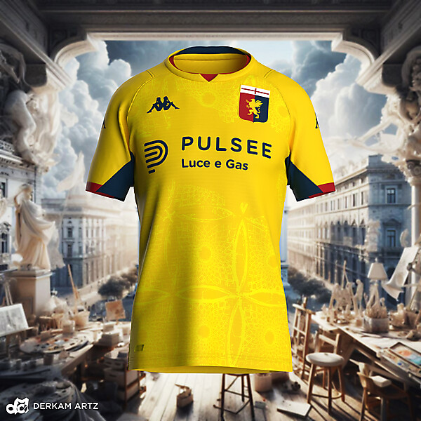 Genoa CFC x Kappa - Third Kit Concept  "Arco della Vittoria"