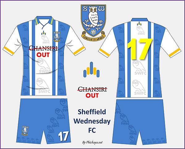 Sheffield Wednesday FC Home kit