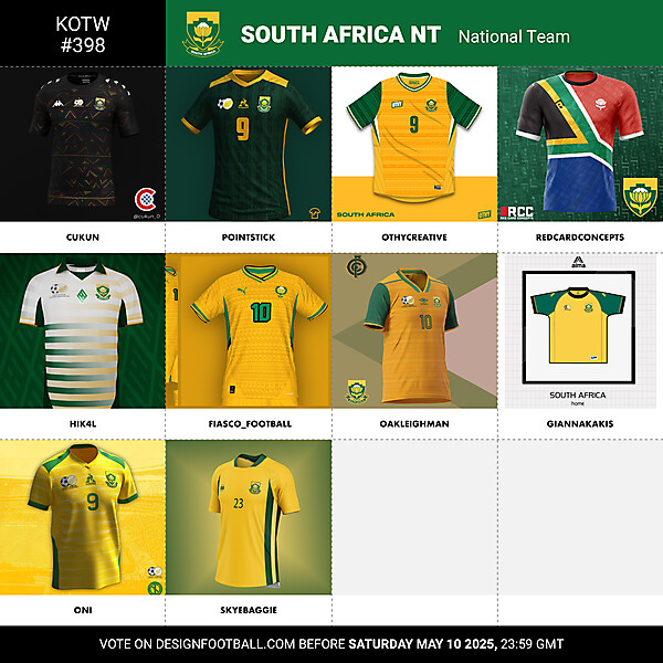 KOTW 398 - VOTING - SOUTH AFRICA NT