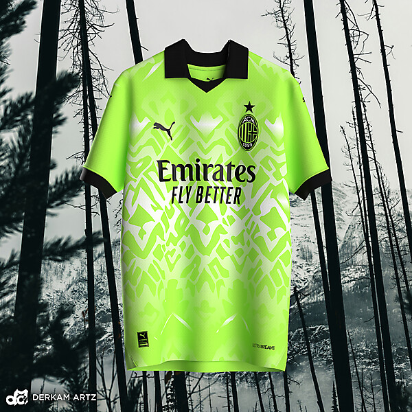 AC Milan x Puma - Third Kit Concept "bosco"
