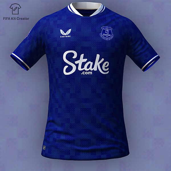 Everton home kit