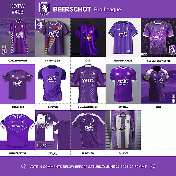 KOTW 403 - VOTING - BEERSCHOT