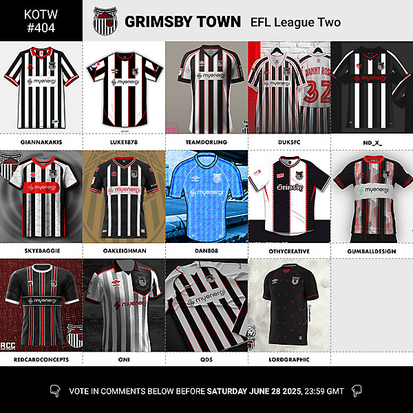 KOTW 404 - VOTING - GRIMSBY TOWN