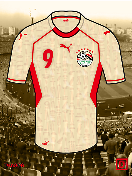 قميص ساندي للمنتخب المصري لكرة القدم