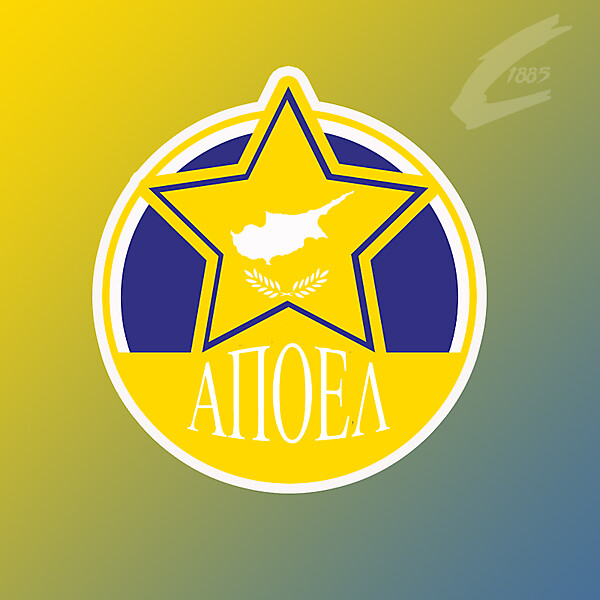 Apoel Nicosia crest rebrand