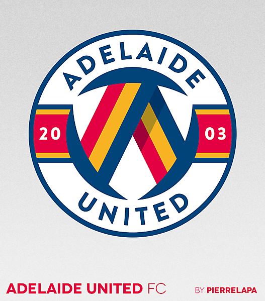 Adelaide United - A-League - Australia - redesign