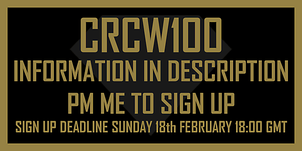 CRCW100 - SIGN UP