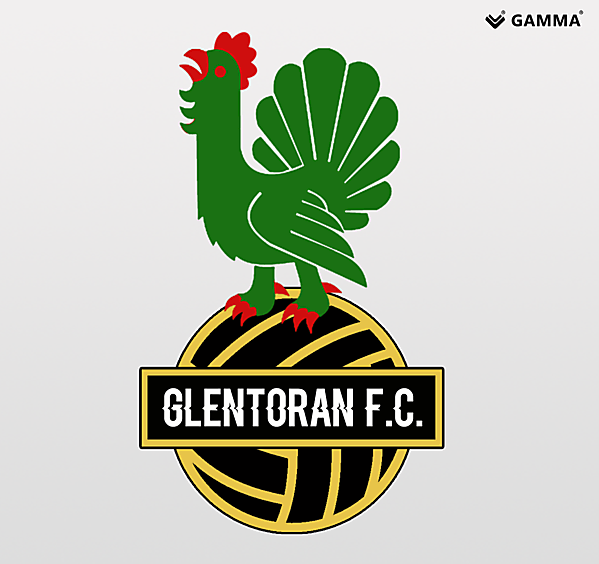 glentoran logo retro