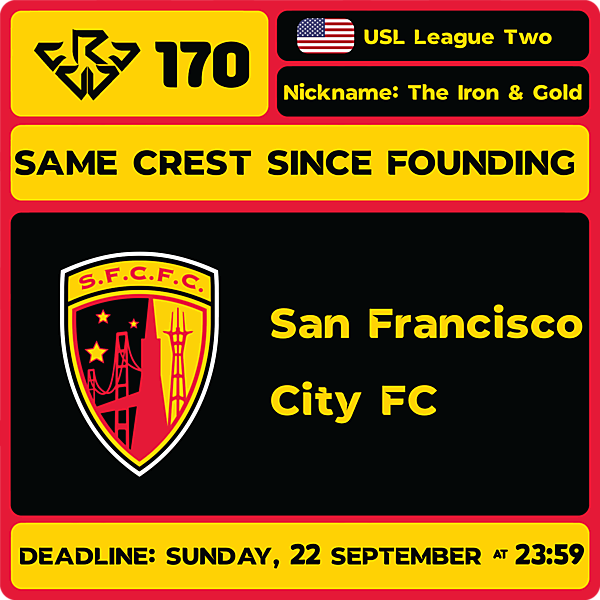 CRCW 170 - SAN FRANCISCO CITY FC