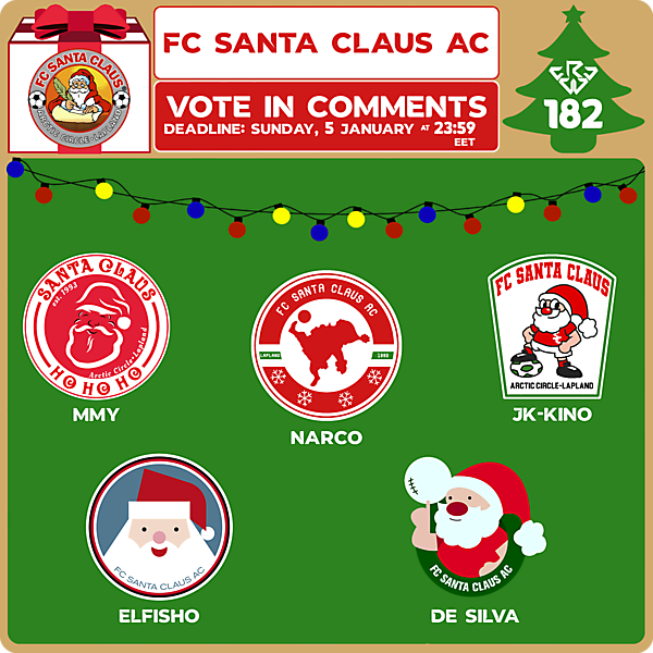 CRCW 182 CHRISTMAS SPECIAL EDITION VOTING - FC SANTA CLAUS AC + ANNOUNCEMENT IN THE DESCRIPTION