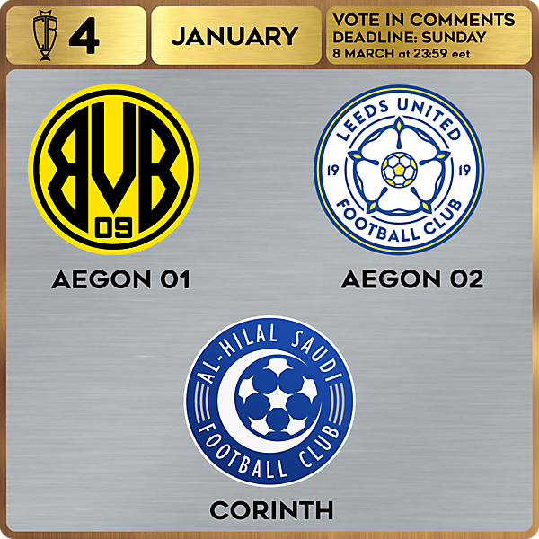 CROTM 4 VOTING - JANUARY