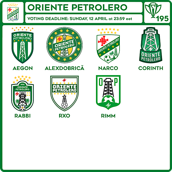 CRCW 195 VOTING - ORIENTE PETROLERO