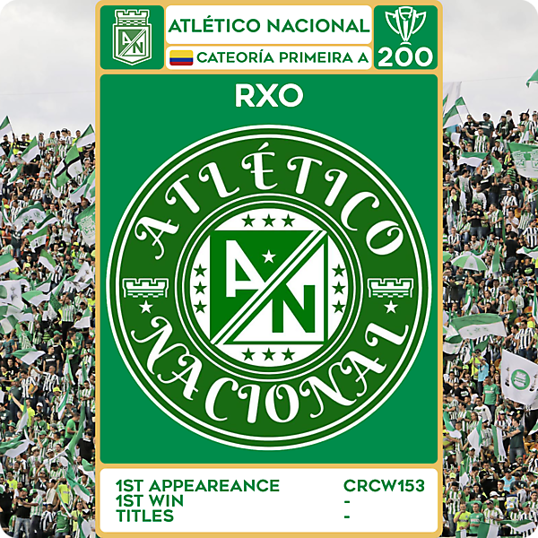 CRCW 200 - SPECIAL EDITION - ATLÉTICO NACIONAL - RXO