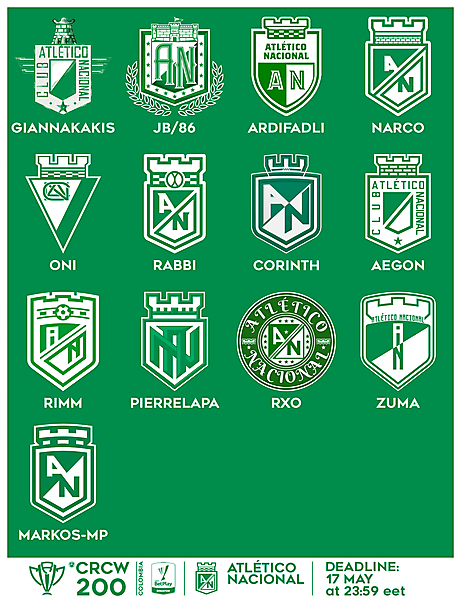 CRCW 200 - SPECIAL EDITION - VOTING - ATLÉTICO NACIONAL